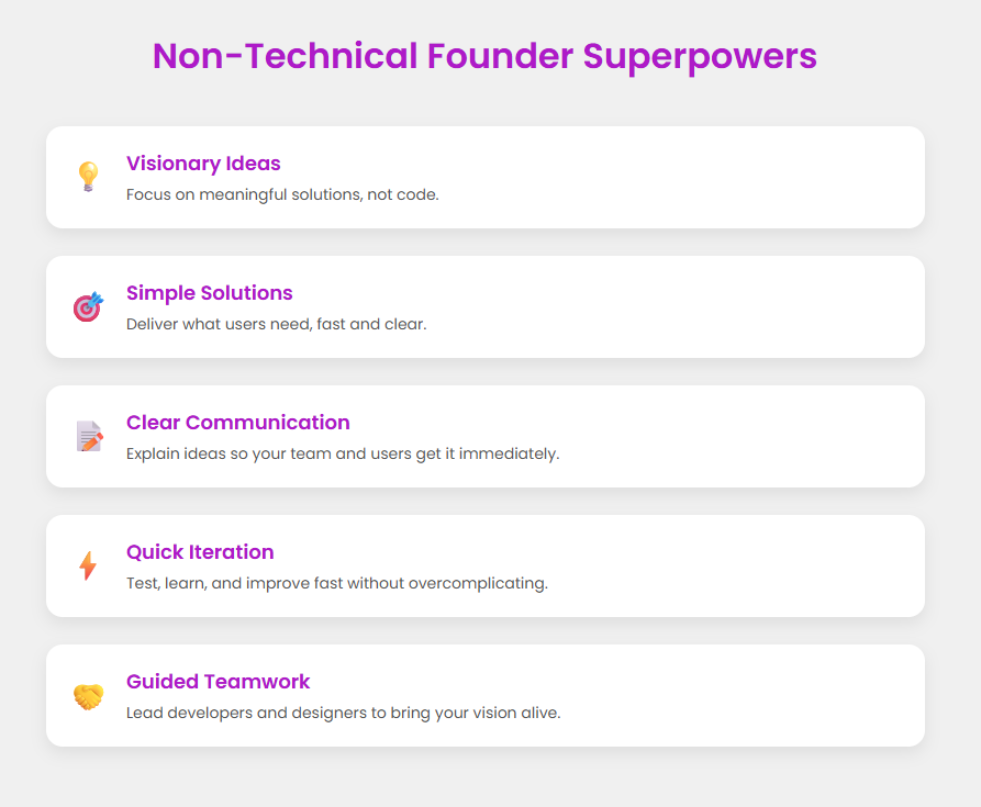 MVP for Non-Technical Founders