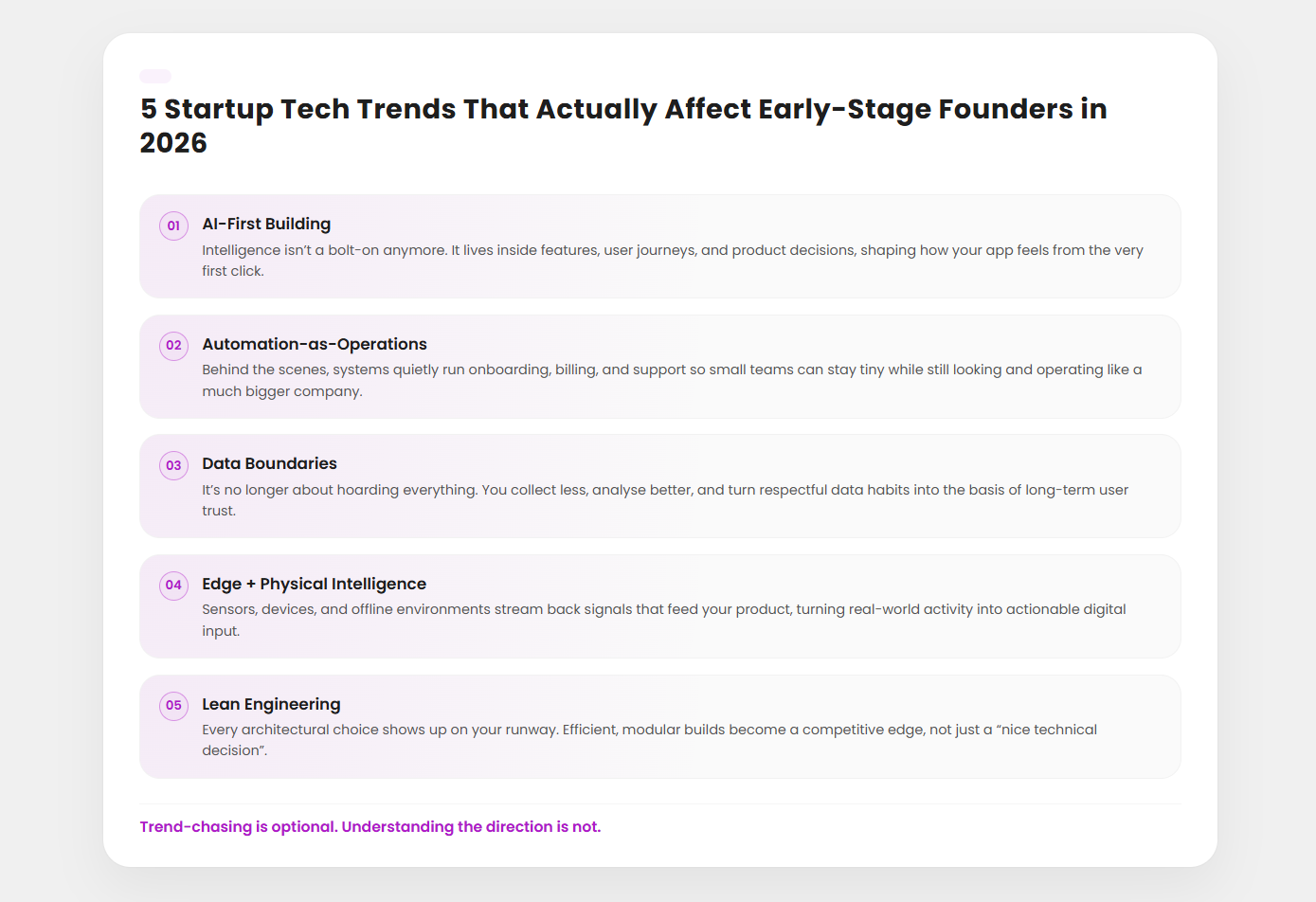 Startup Tech Trends in 2026